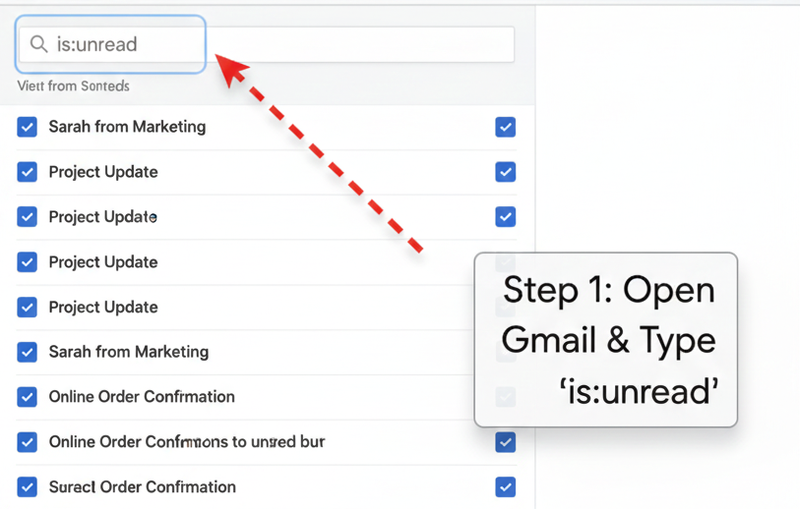 Gmail unread filter